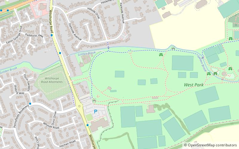 Trent College Ground location map