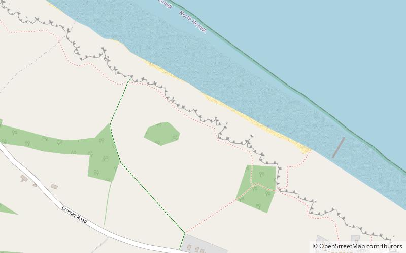Sidestrand and Trimingham Cliffs location map