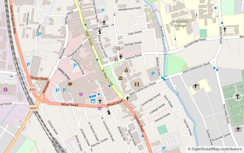 grantham museum location map