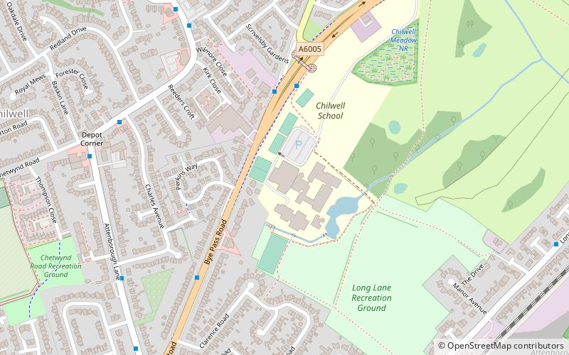 Chilwell Olympia location map