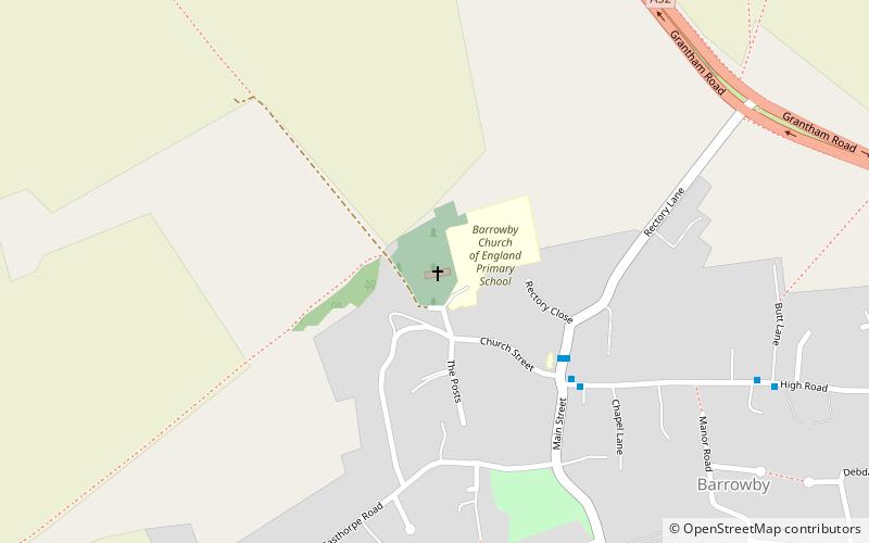 All Saints Church location map