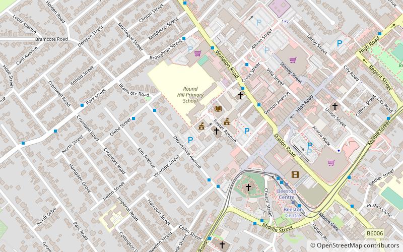 beeston town hall rezerwat przyrody attenborough location map