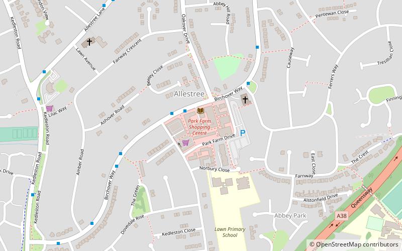 park farm shopping centre derby location map