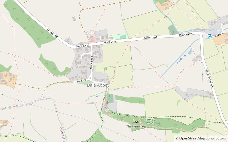 Dale Abbey location map