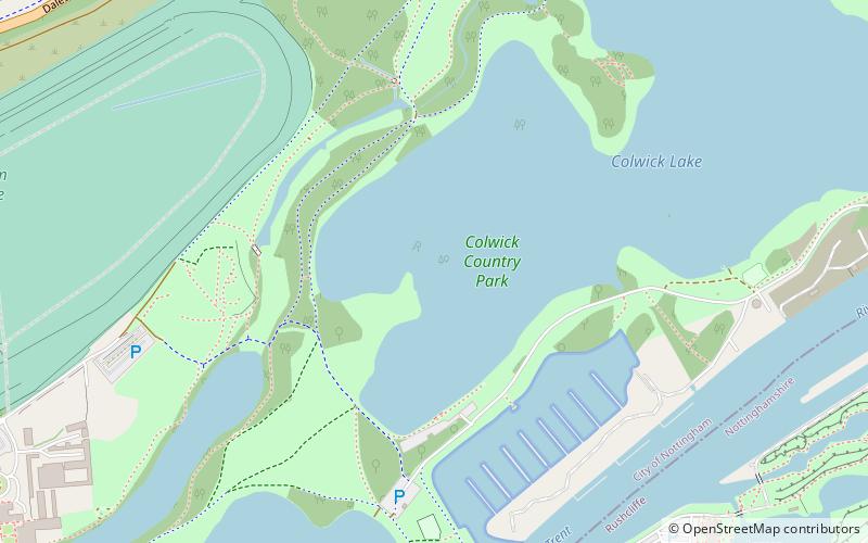 Colwick Country Park location map