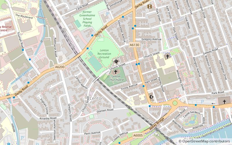 Holy Trinity Church location map