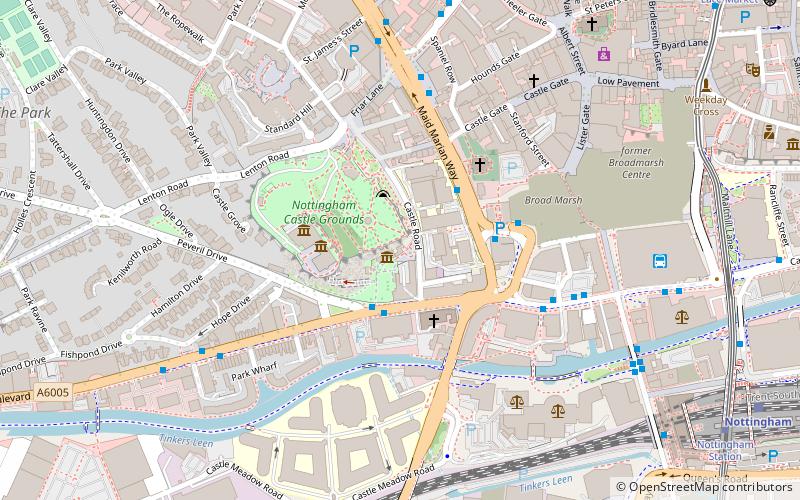 Ye Olde Trip to Jerusalem location map