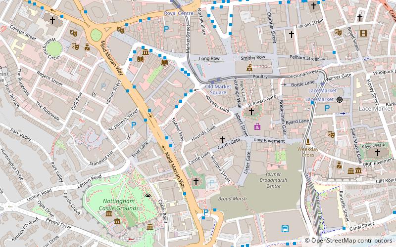 Houndsgate location map