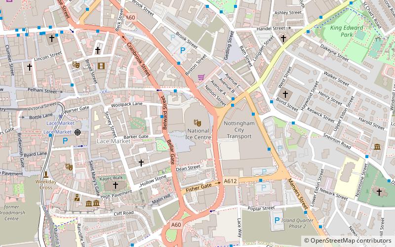 Motorpoint Arena Nottingham location map