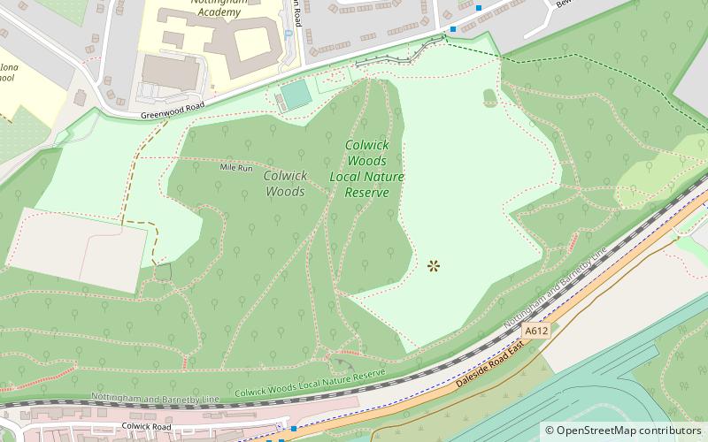 Friends Of Colwick Woods location map