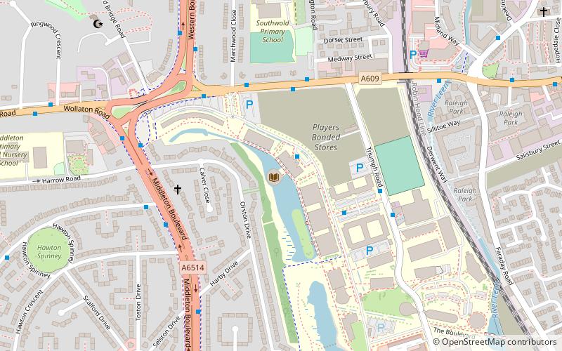 Djanogly Learning Resource Centre location map