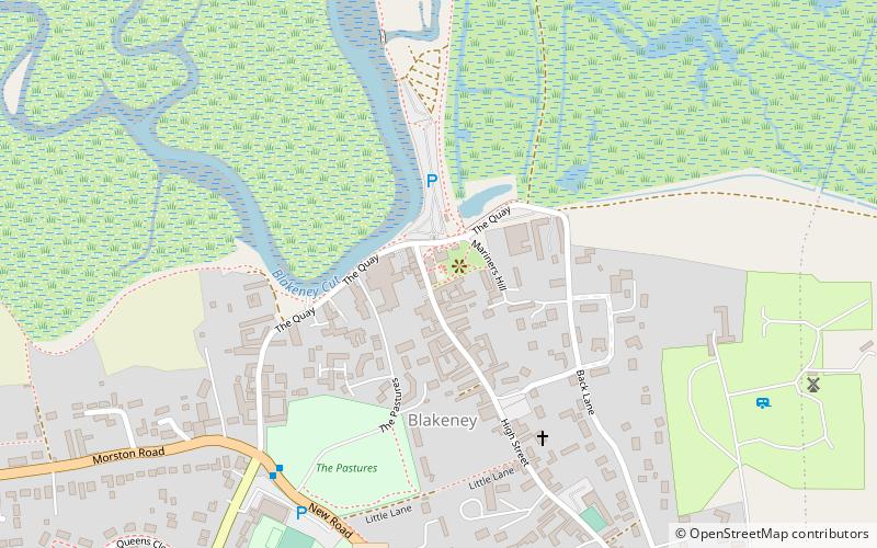 Blakeney Guildhall location map