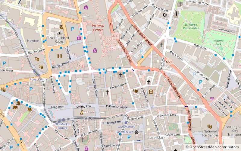 Parliament Street Methodist Church location map