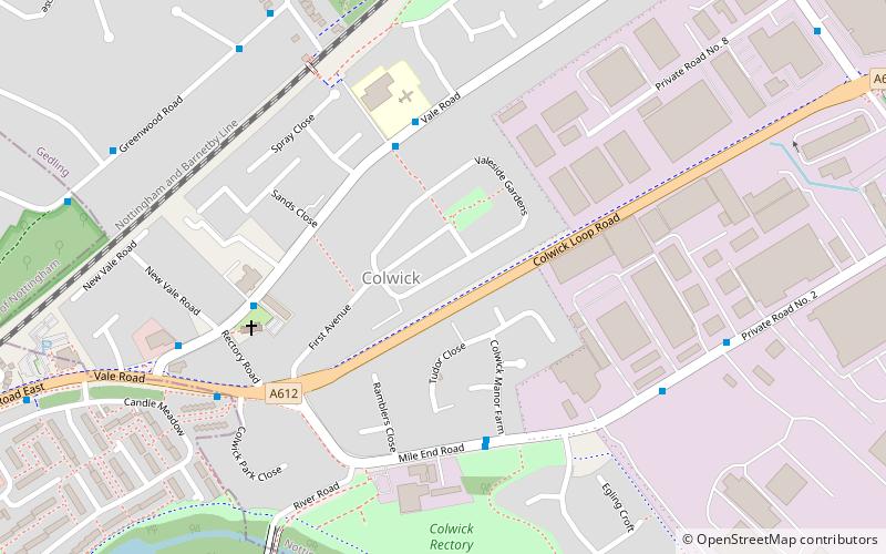 colwick nottingham location map