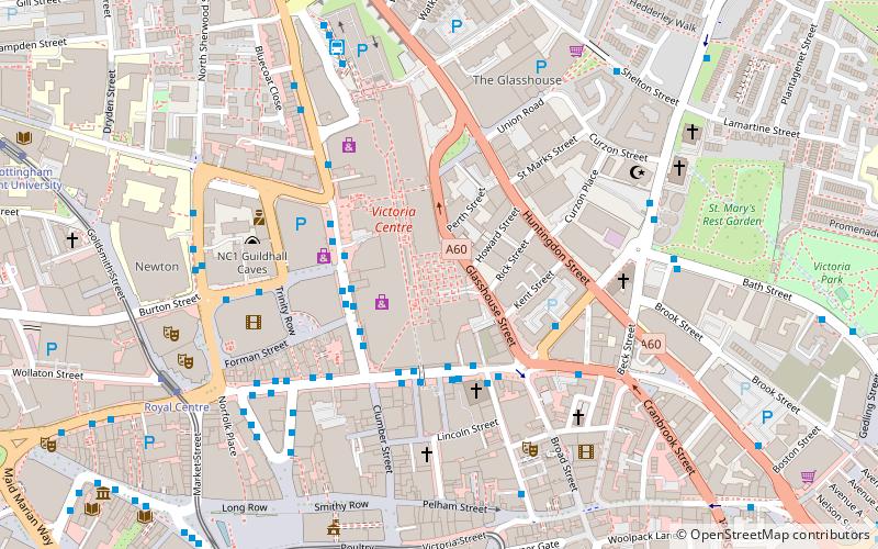 Victoria Centre location map