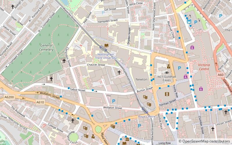 St Andrew's with Castle Gate United Reformed Church location map