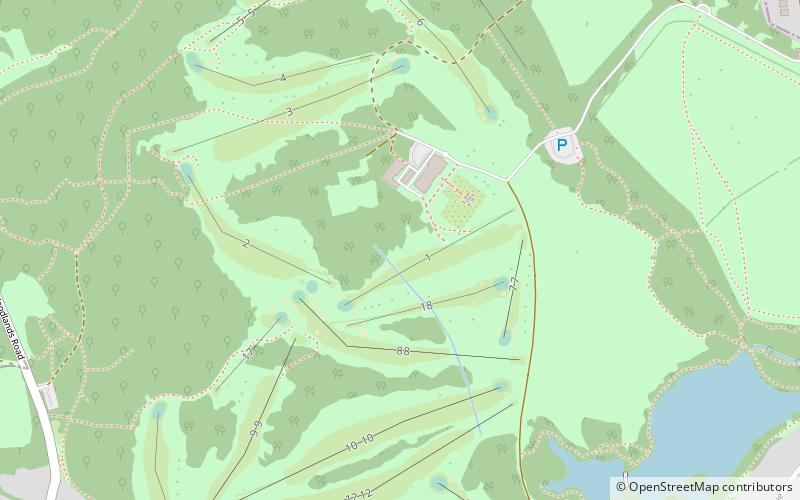 Allestree Hall location map