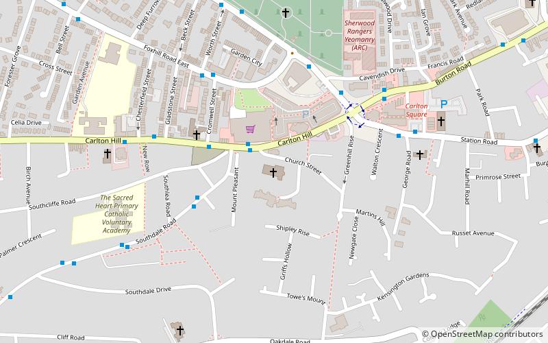 St Paul's Church location map