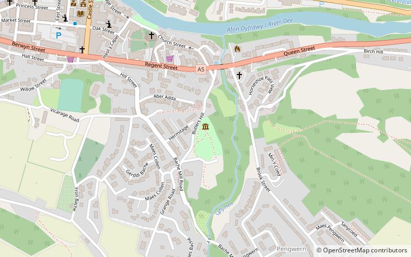Plas Newydd location map