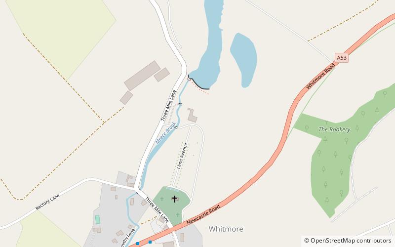 Whitmore Hall location map