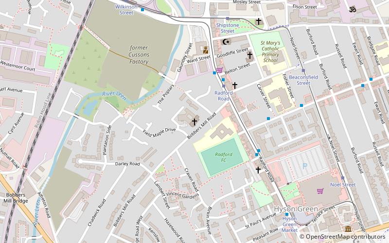 St Stephen's Church location map