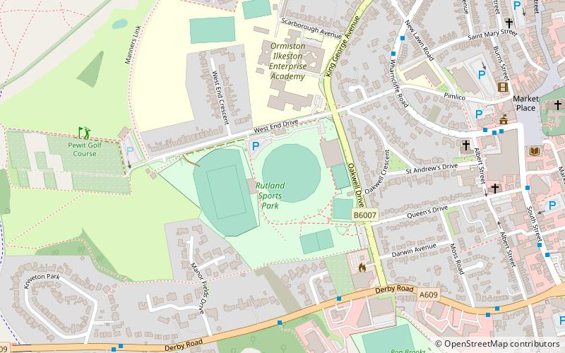 Rutland Recreation Ground location map