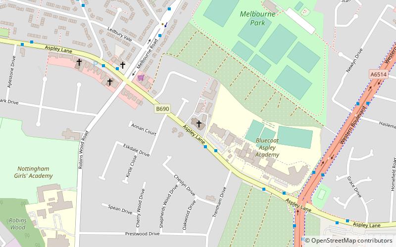 St Margaret's Church location map