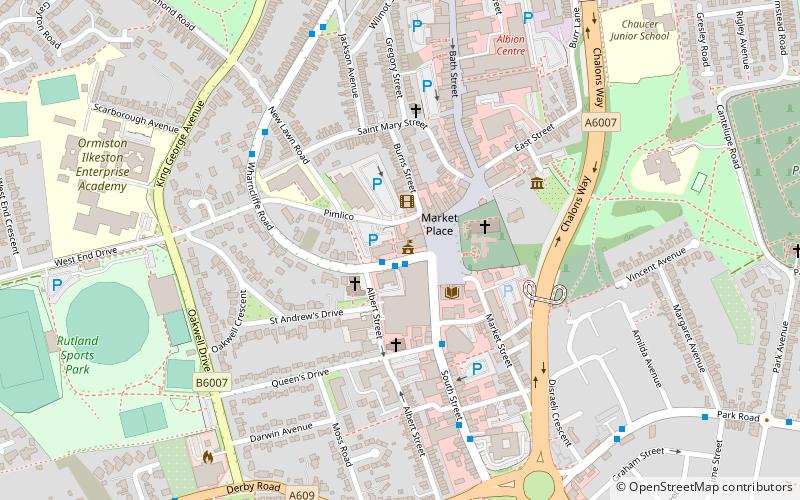 Ilkeston Town Hall location map