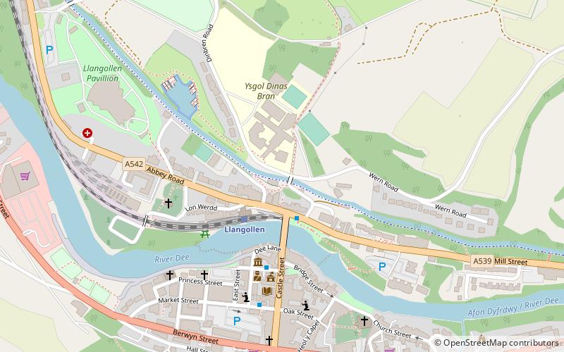 Llangollen Canal Museum location map