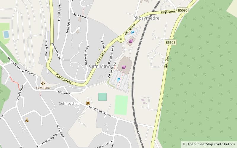 plaskynaston lane wrexham location map