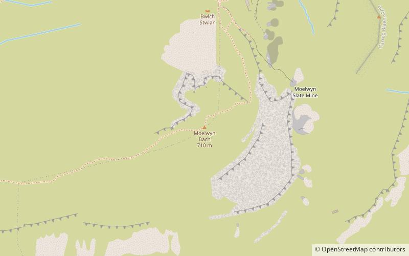 Moelwyn Bach location map