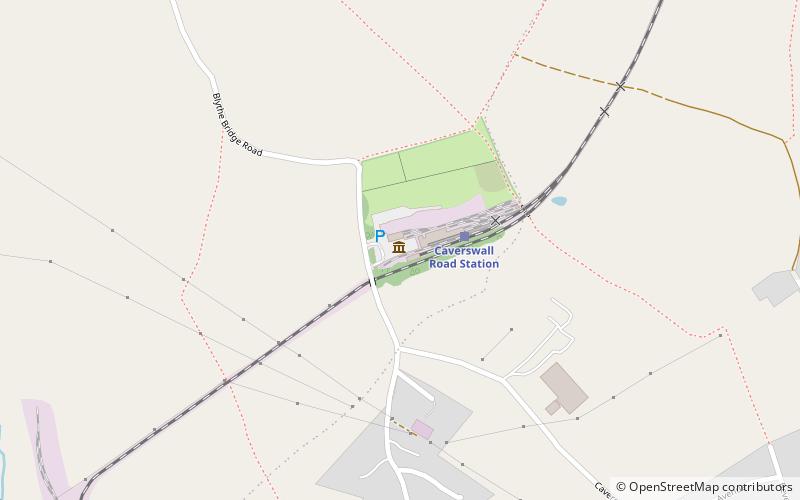 Foxfield Railway location map
