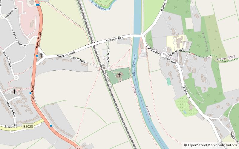St Alkmund's Church location map