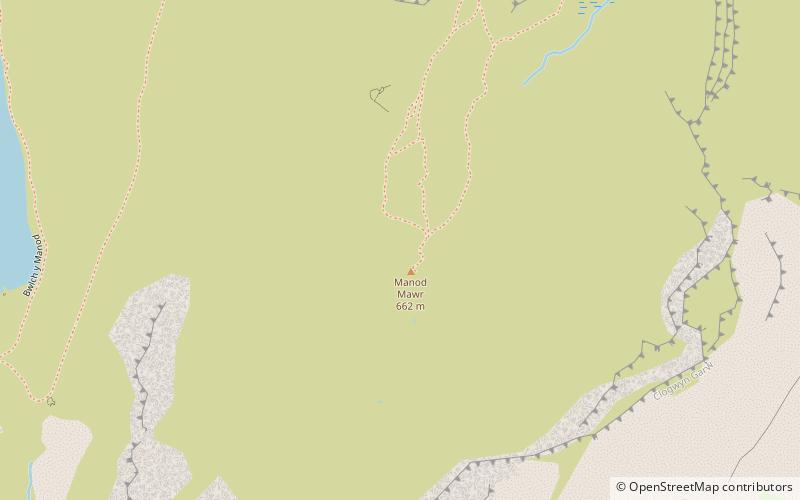 Manod Mawr location map