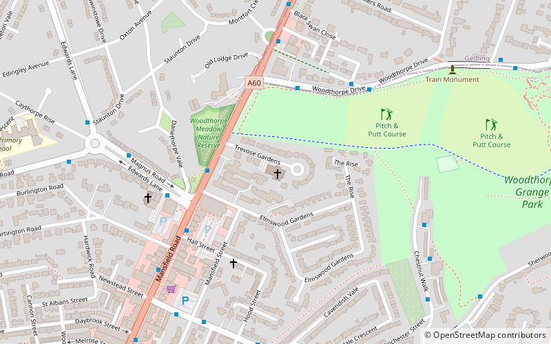 kosciol sw marcina nottingham location map