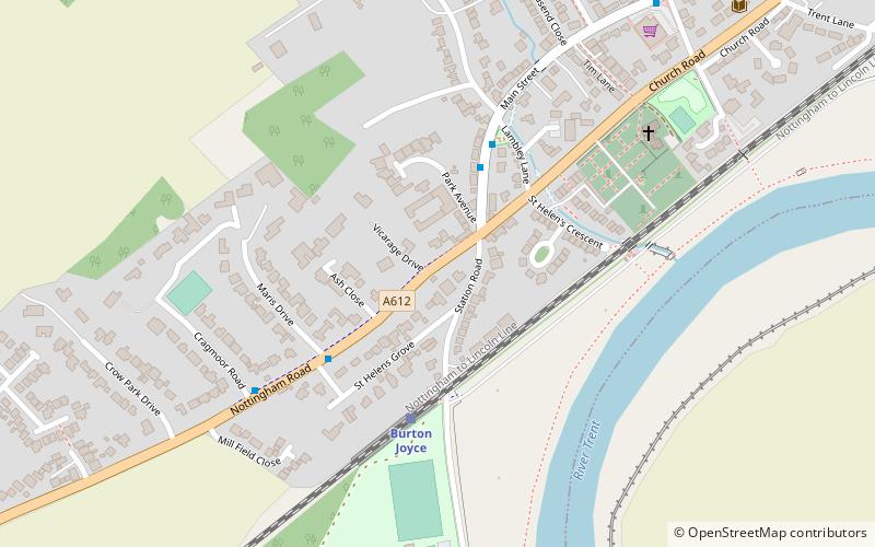 St Helen's Church location map