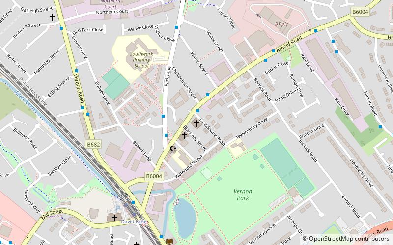 St Aidan's Church location map