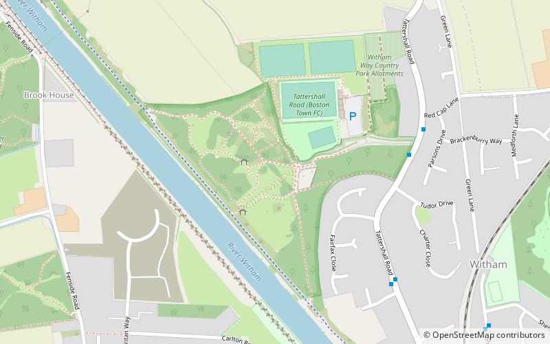 Witham Way Country Park location map