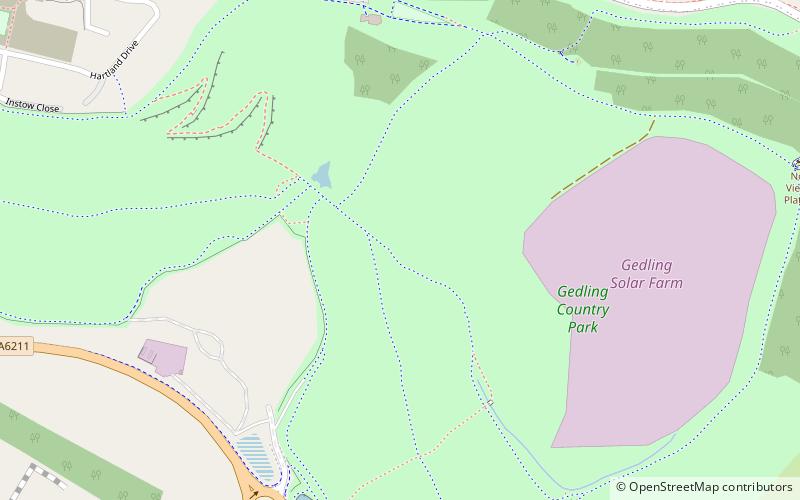 Gedling Country Park location map