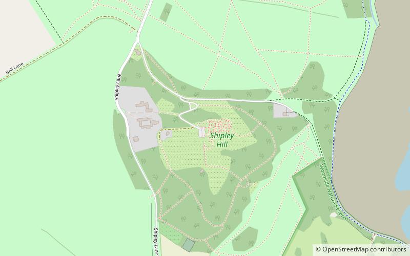 Shipley Hall location map