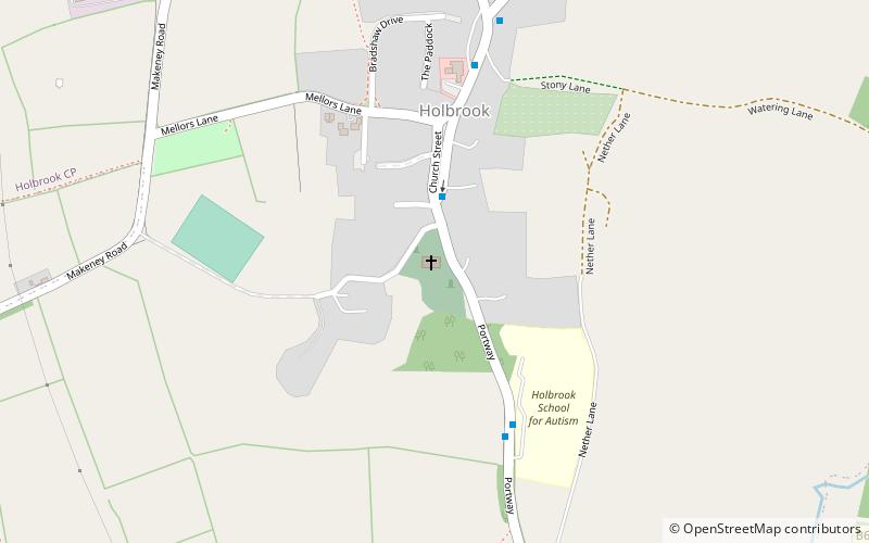 Holbrook Hall location map