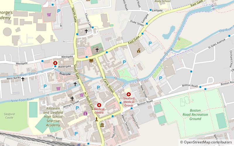 The Hub location map