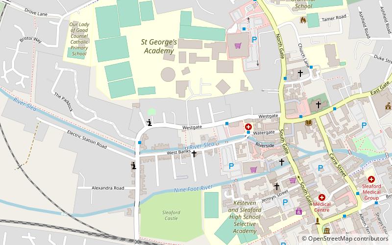 Sleaford Joint Sixth Form location map