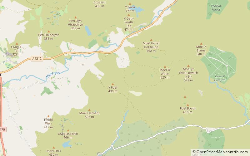 national parks of wales park narodowy snowdonia location map