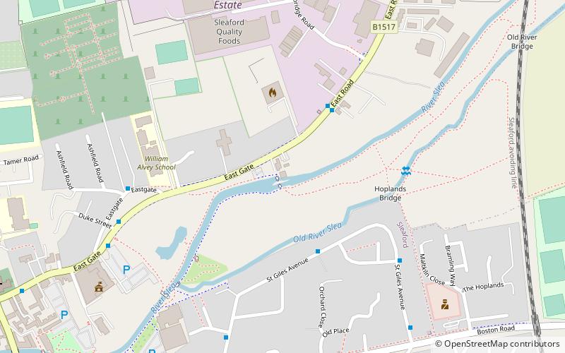Cogglesford Mill location map