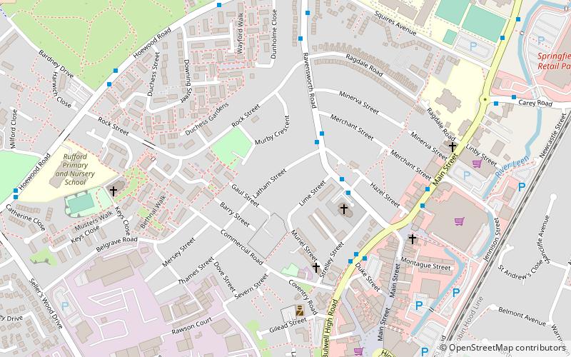 Church of St John the Divine location map