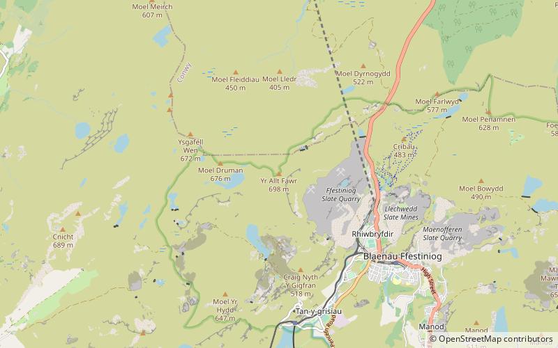 Allt-fawr location map