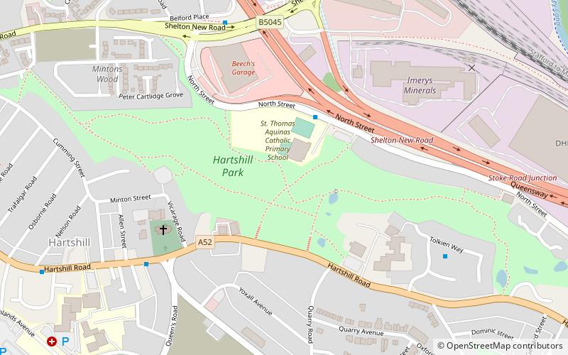 Hartshill Park location map