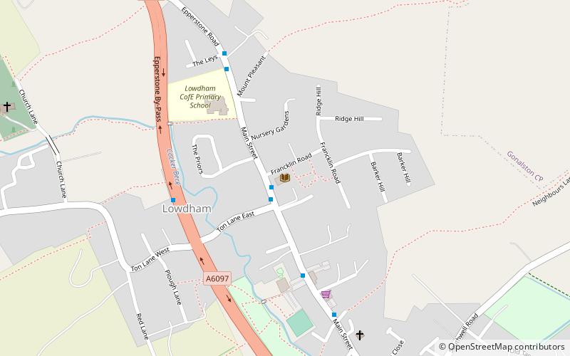 Lowdham Village Hall location map