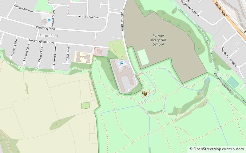 Berryhill Fields location map